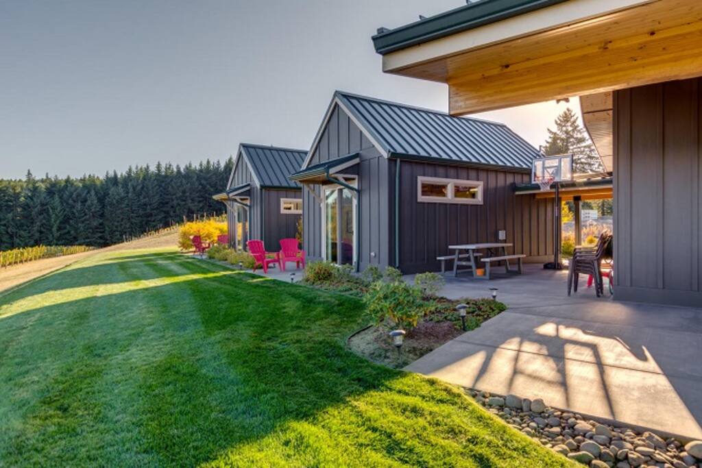 Cottages from Lawn