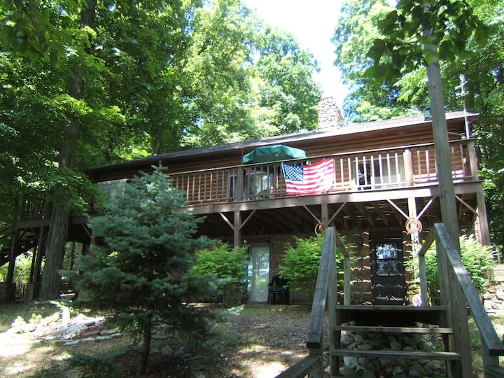 Raccoon Lake Huge Vacation Home Lakefront Cabins for Rent in