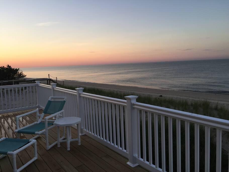View at sunset