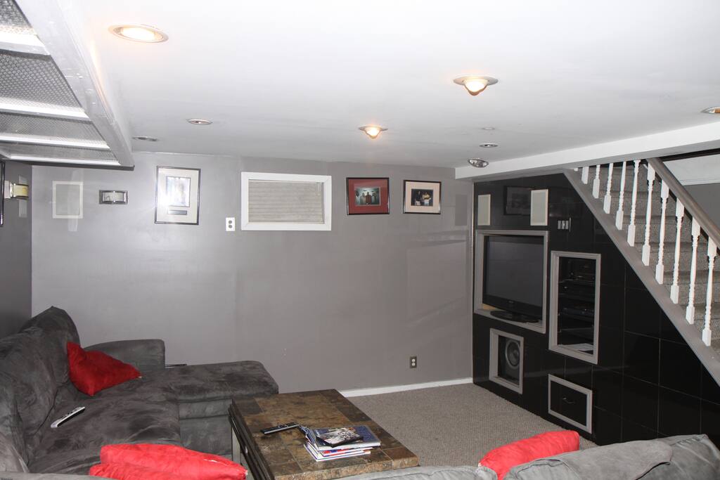 Lounge area and bedroom