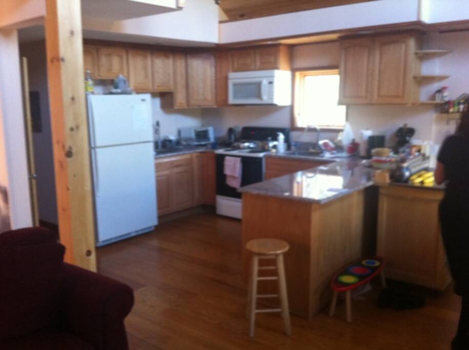 Kosher kitchen with two sinks.