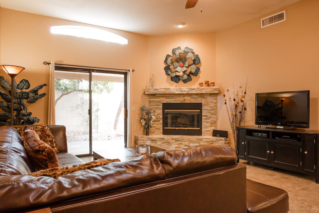 Beautiful gathering area for family and friends