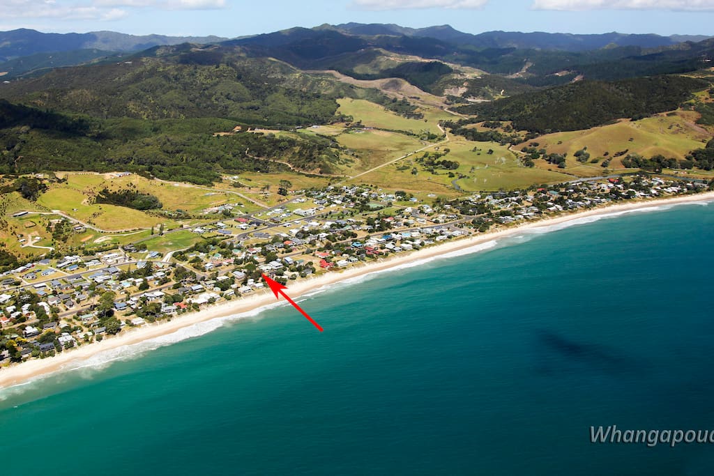 House location at Whangapoua Beach