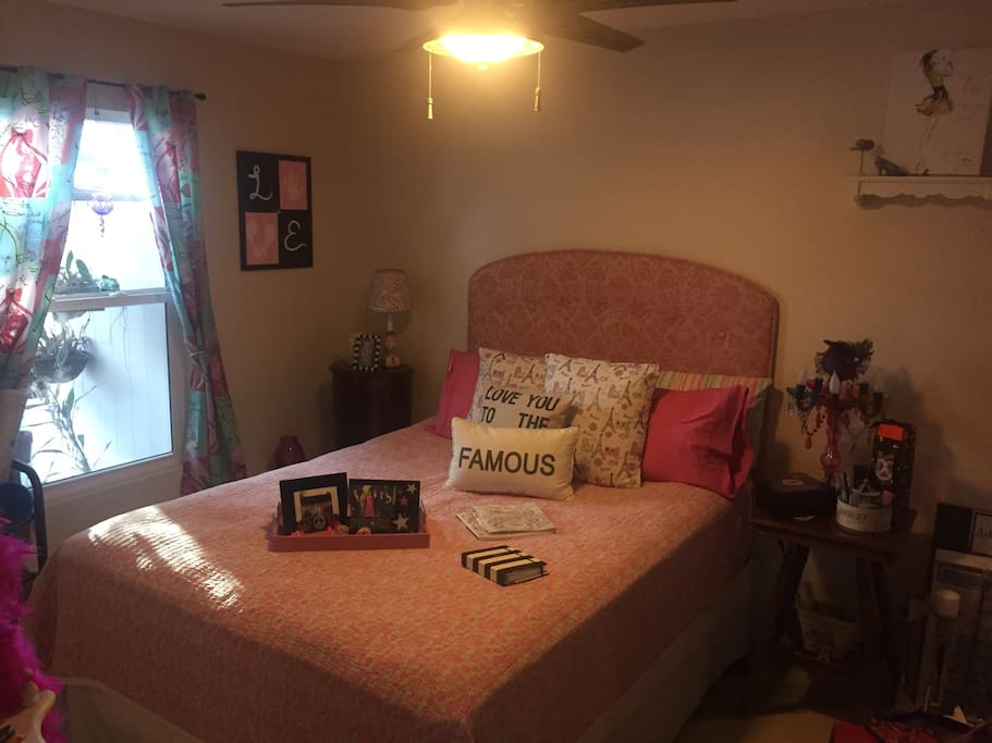 Bedroom with queen