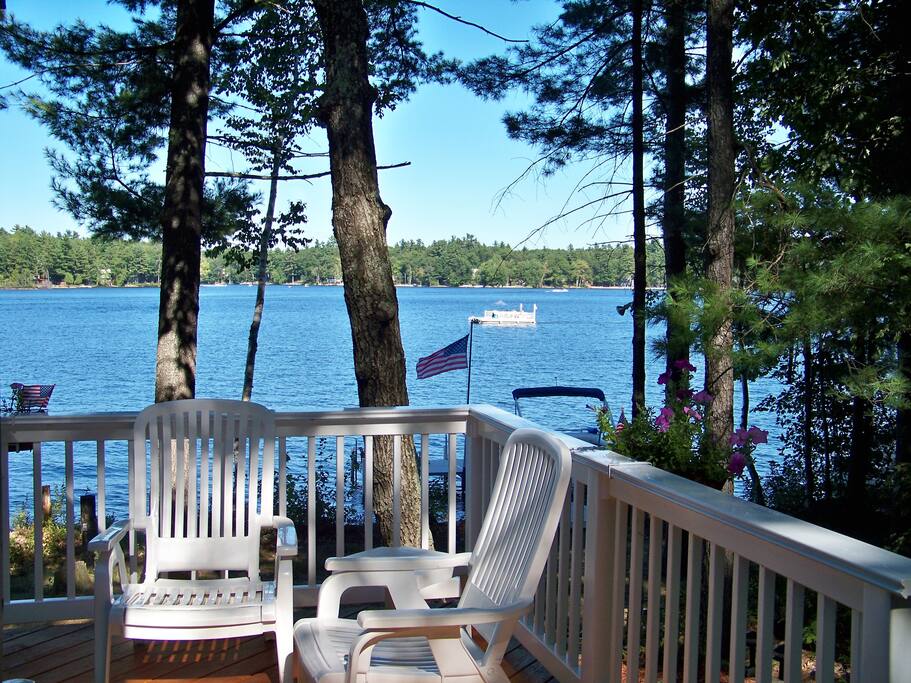 View from deck