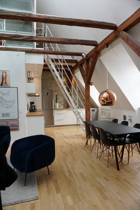 Kitchen + Living Room