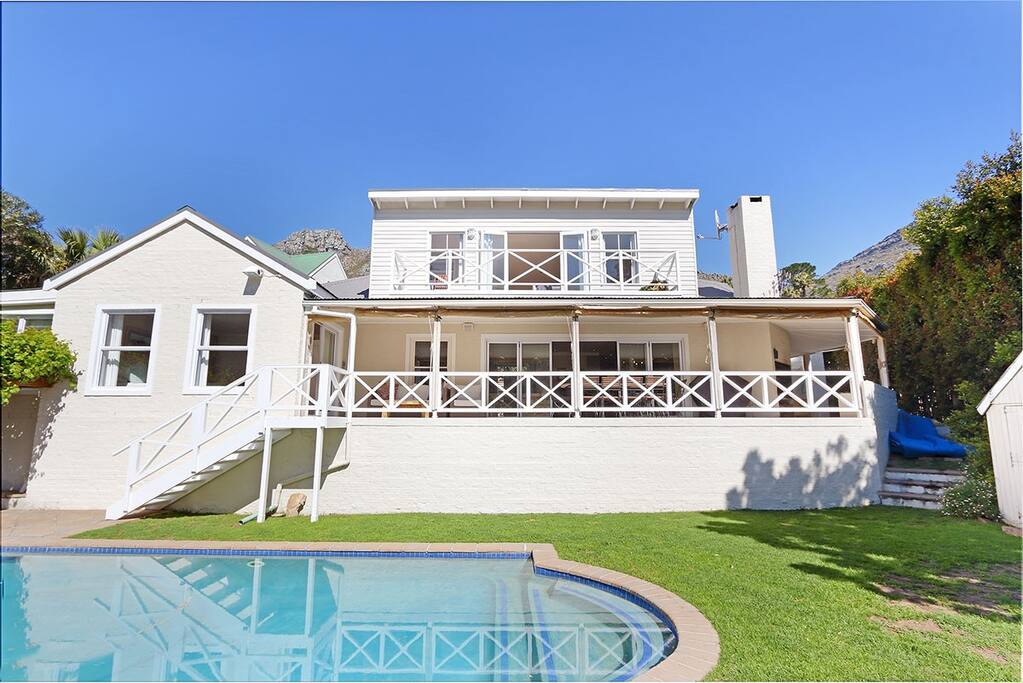 North facing private pool area