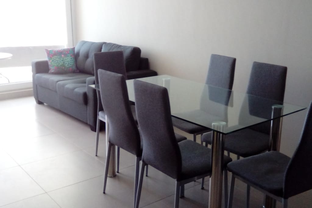 Living Comedor con Sofa cama