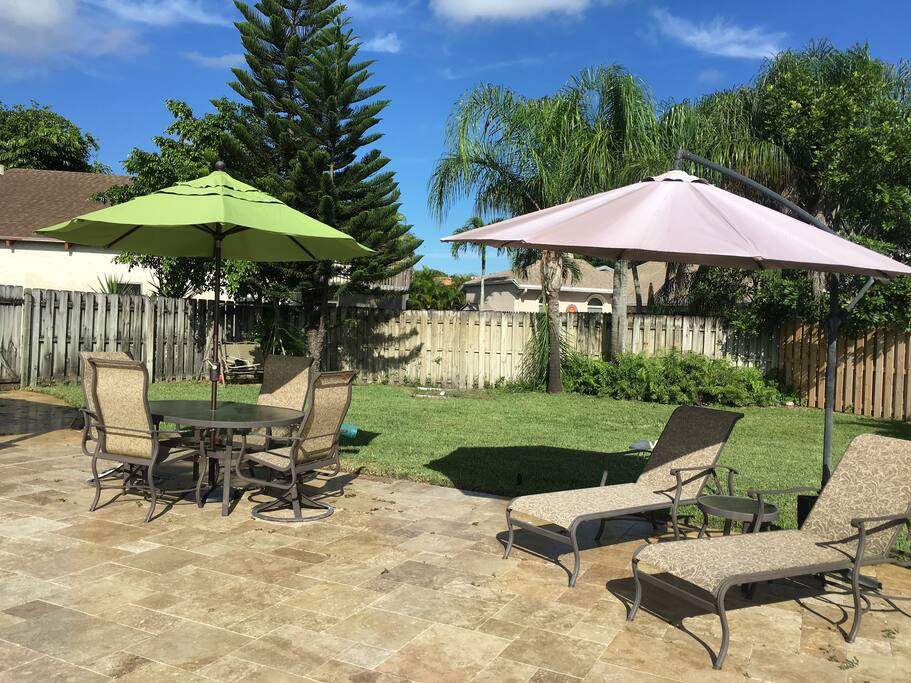 Relax by the pool.