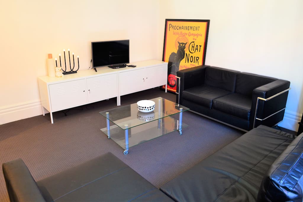 Living Room & Study Area