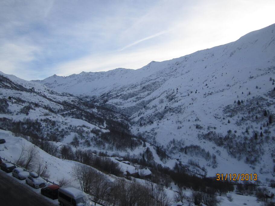 Appartement avec vue magnifique sur la montagne, sans vis à vis