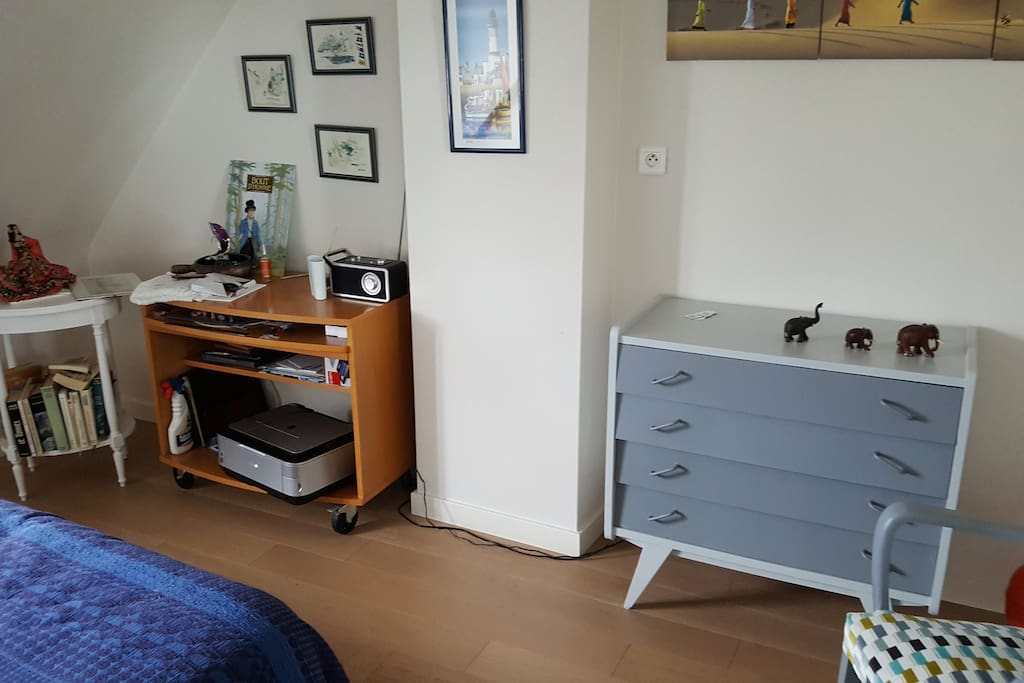 Possibilité de travailler sur le bureau