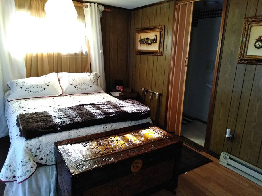 A view from the private entrance side