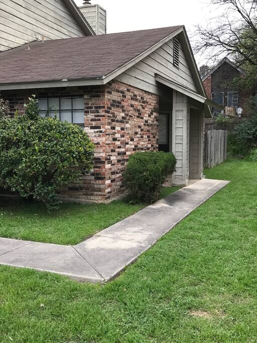 One bedroom town house.