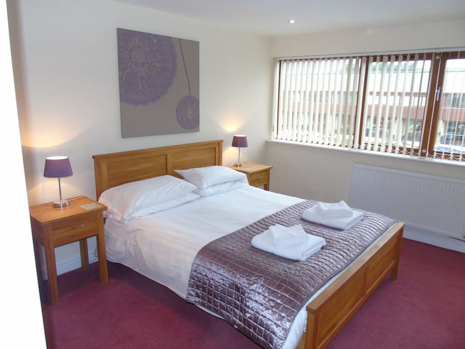 Main bedroom, overlooking marina