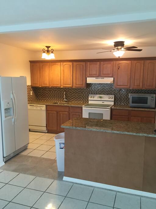 New kitchen with granite counter top