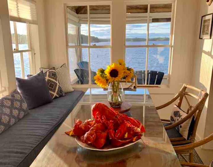 Orono, Maine Lakeside Cottage Stunning & Private! Cottages for Rent