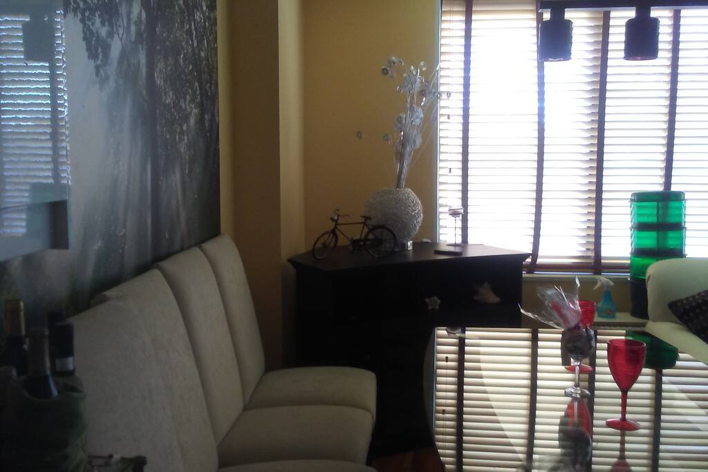 A view of my dining table, elegant chairs and fireplace