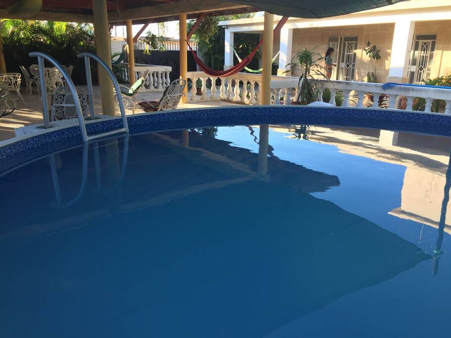 Swiming pool is free