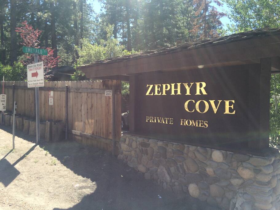 Entrance sign