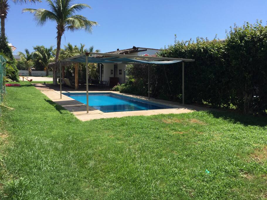 Shared pool area. located on the building next door