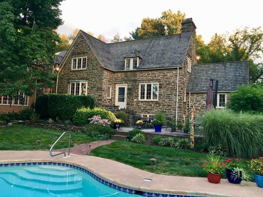 Backyard with Pool