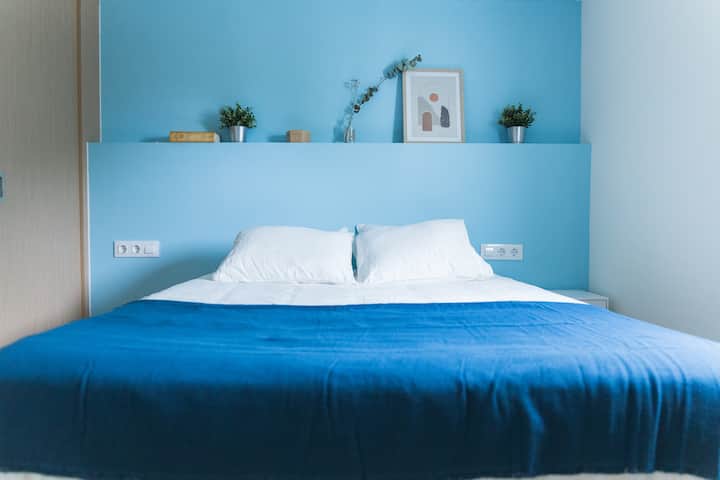 Schlafzimmer 1: Doppelbett