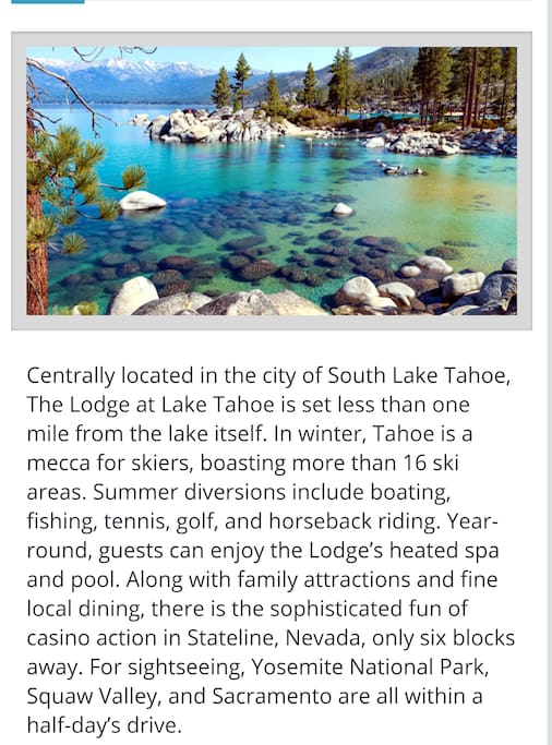 Beautiful Tahoe
