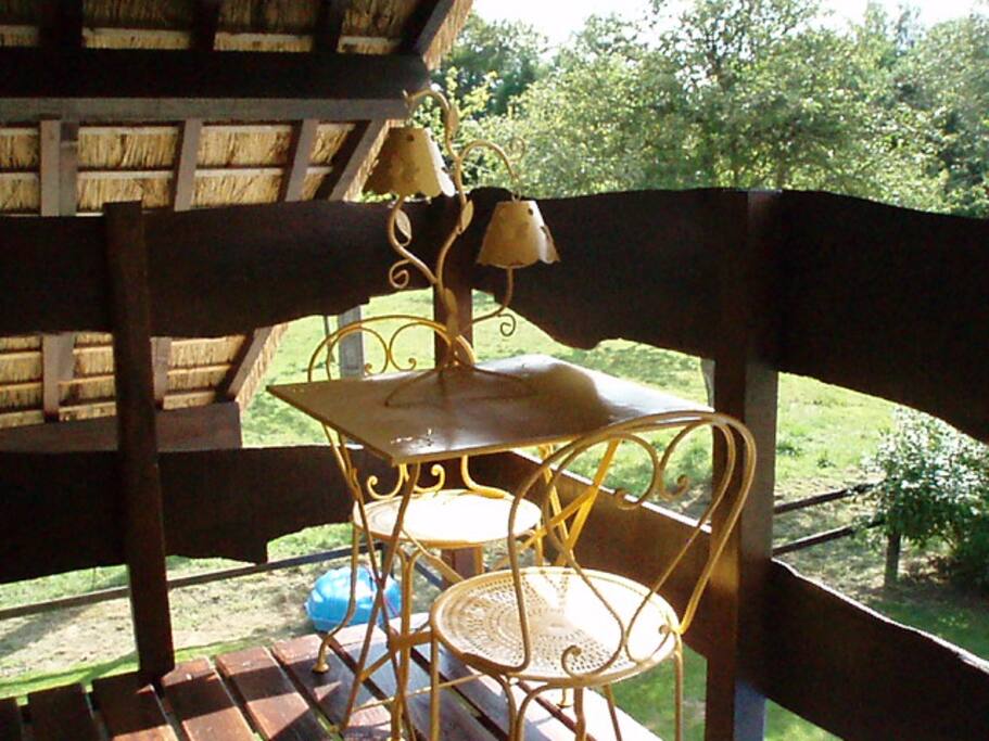 La petite terrasse vue de près