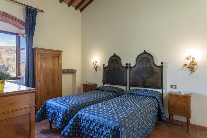 chambre avec lits jumeaux
chambre double