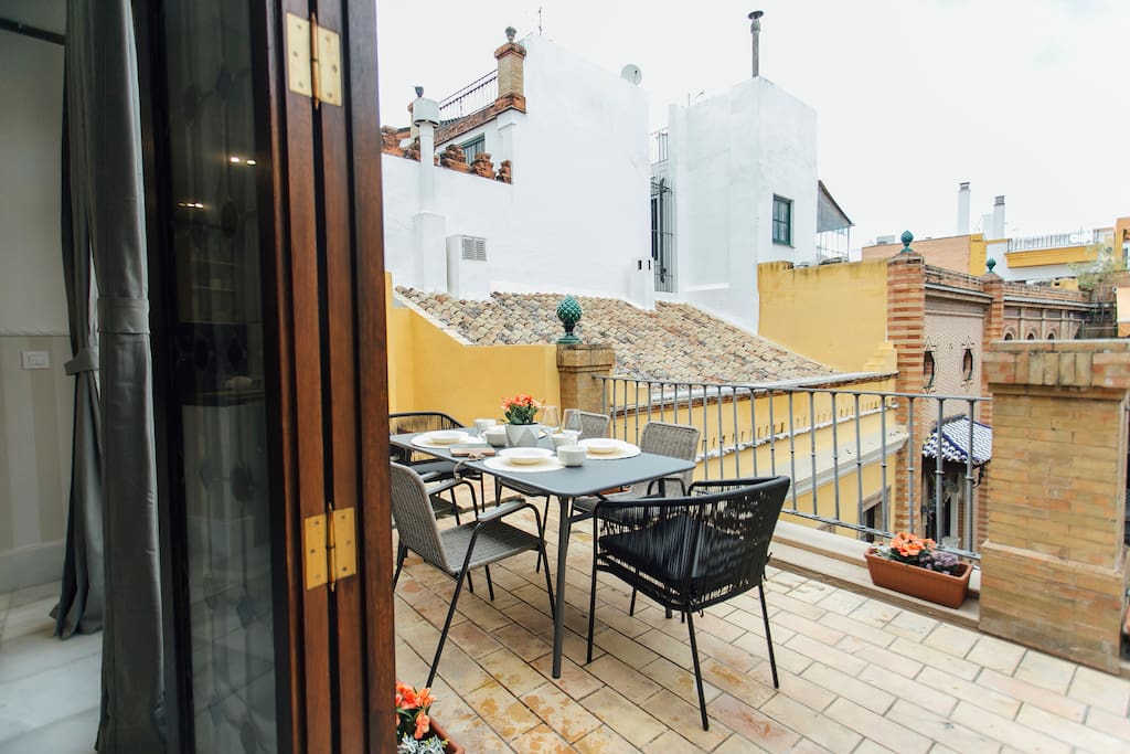 Gran terraza con vistas