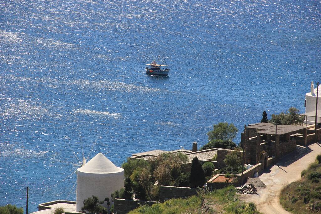 amazing blue sea views from the ground floor terrace