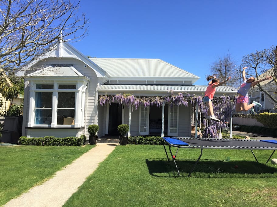 Trampoline for the kids