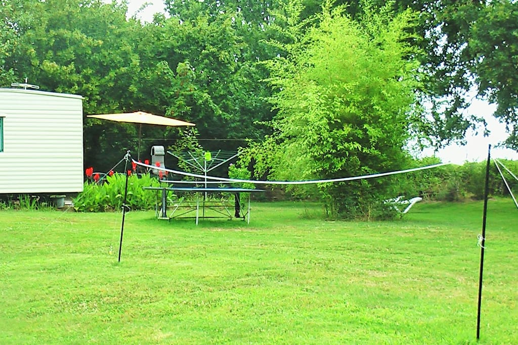 filet pour badminton (raquettes a disposition)
