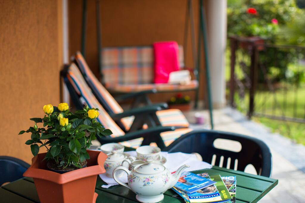 Enjoy a drink in the shade during the hot hours of the day