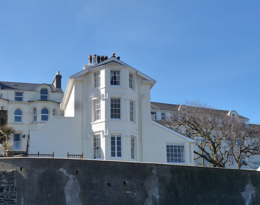 House viewed from the beach