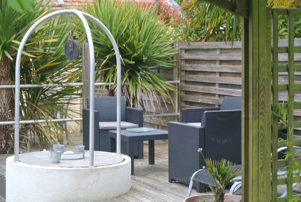 Terrasse coin salon exterieur