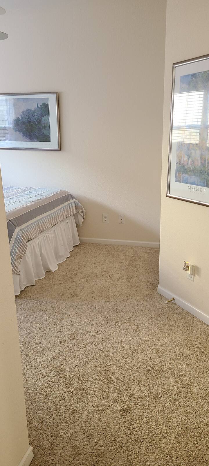 Entrance to 2nd bedroom with queen bed.