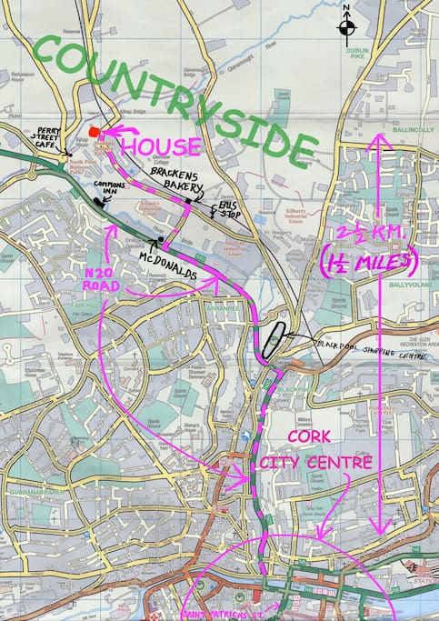 House location map.