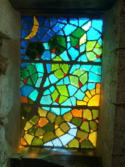 Vitrail de la véranda