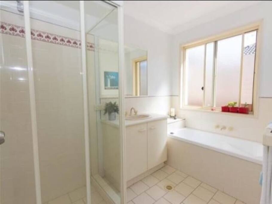 Your own bathroom and separate toilet .