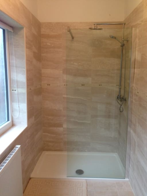 Your lovely walk-in en-suite shower