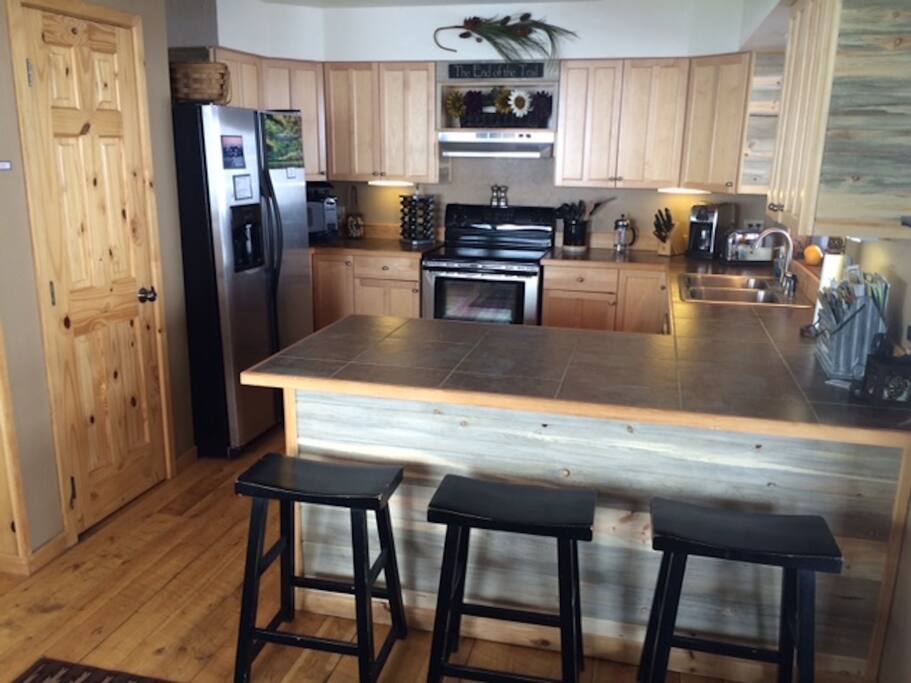 Well equipped kitchen