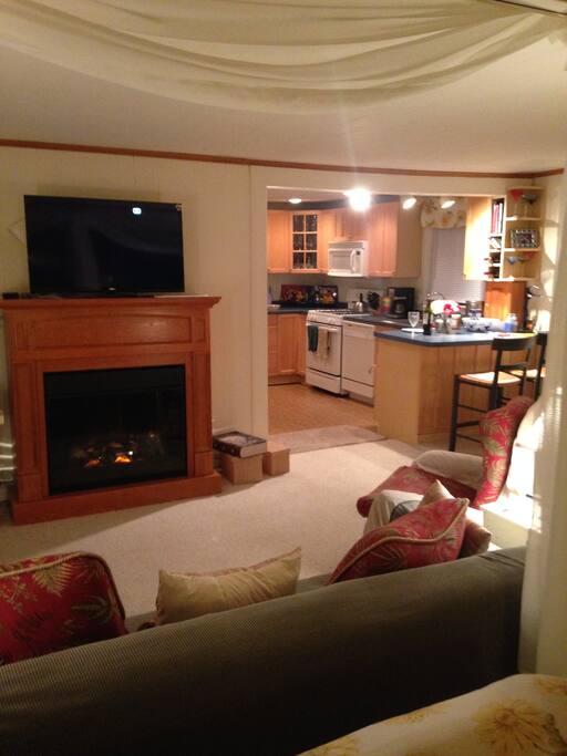 View of living room- from porch