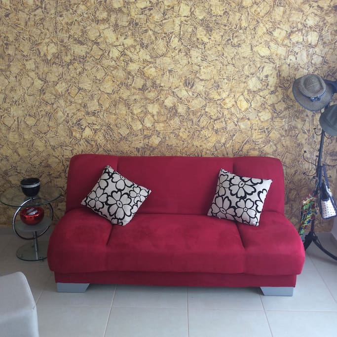 Hermosa sala para un cálido recibimiento