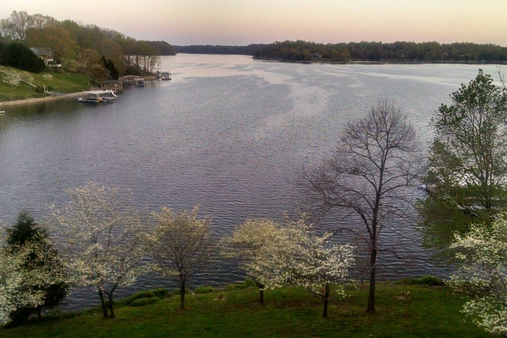 View from deck