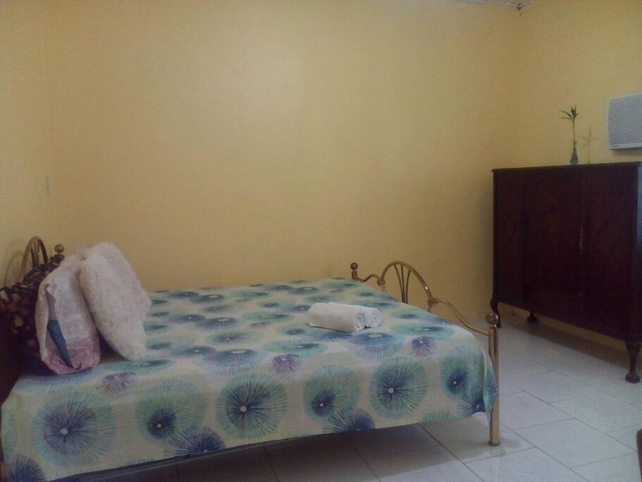 Bigger room, enable for aircon or fan room. ☺ good for 2-4 pax.