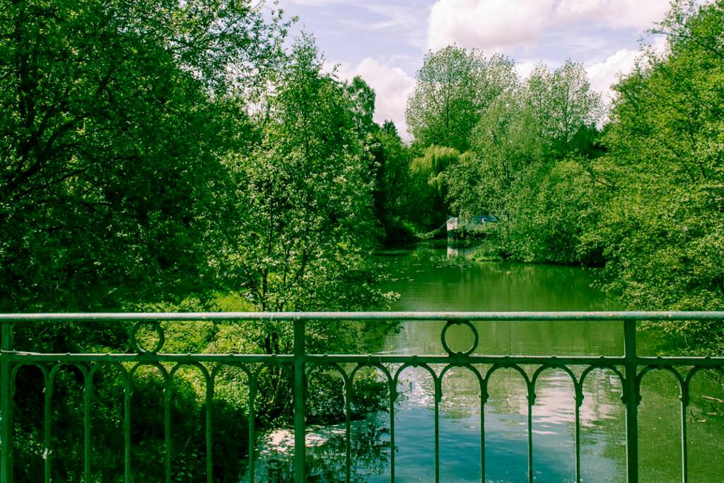 vue du pont
debut dela reserve naturelle