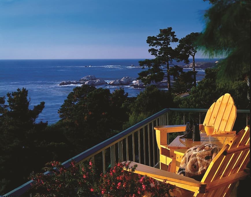 Our townhouse has two private balconies with an ocean view.
