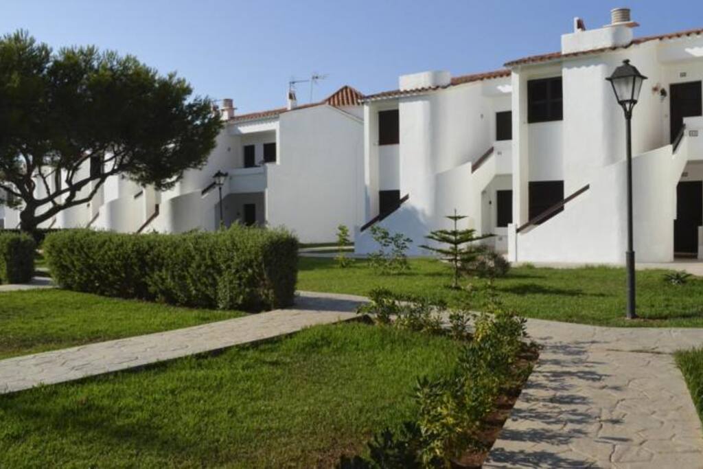 The flat is situated at the first floor, the second from the left